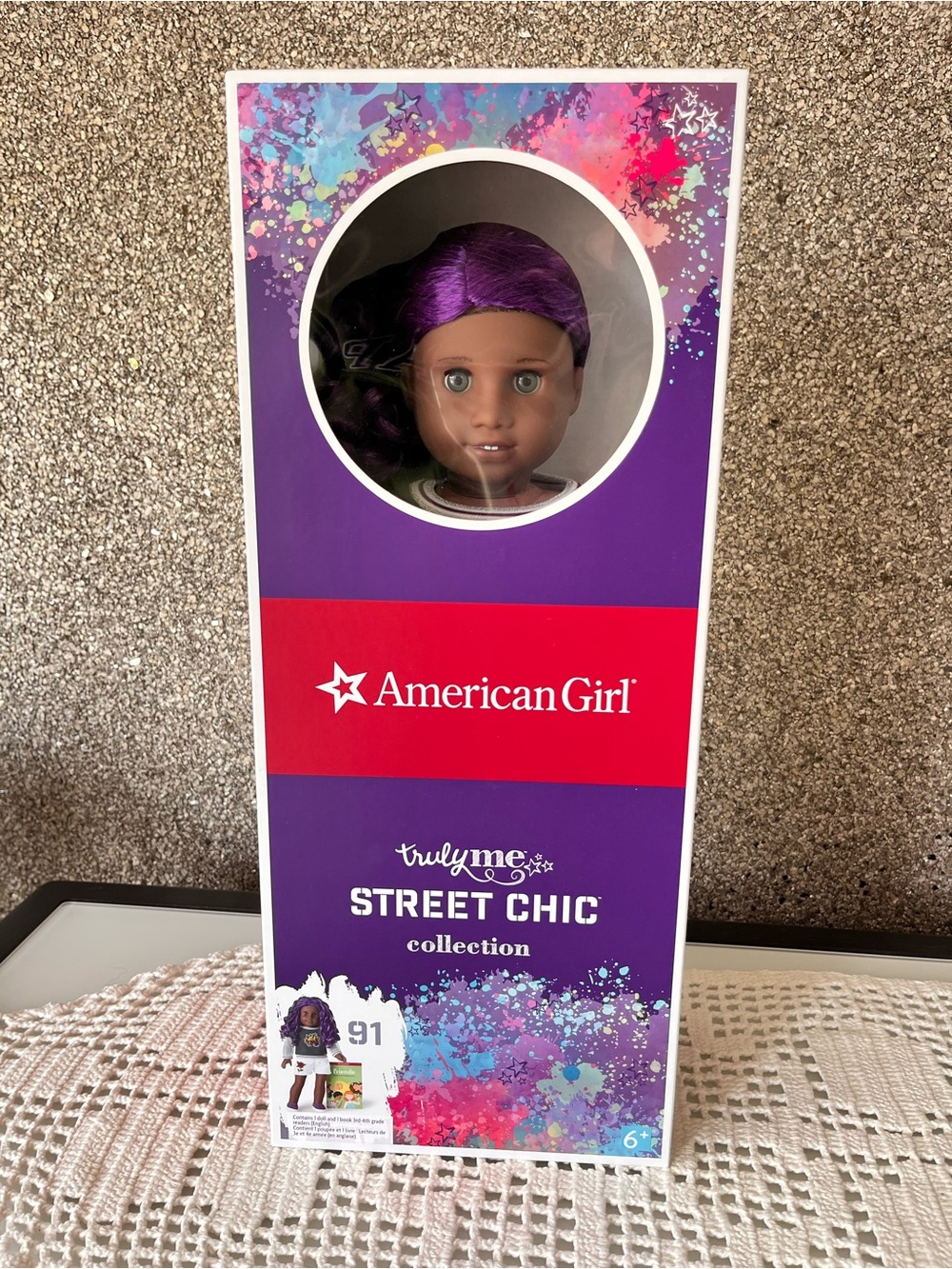 American Girl 91 Truly Me Street Chic Doll - Purple Hair, Purple Outfit
